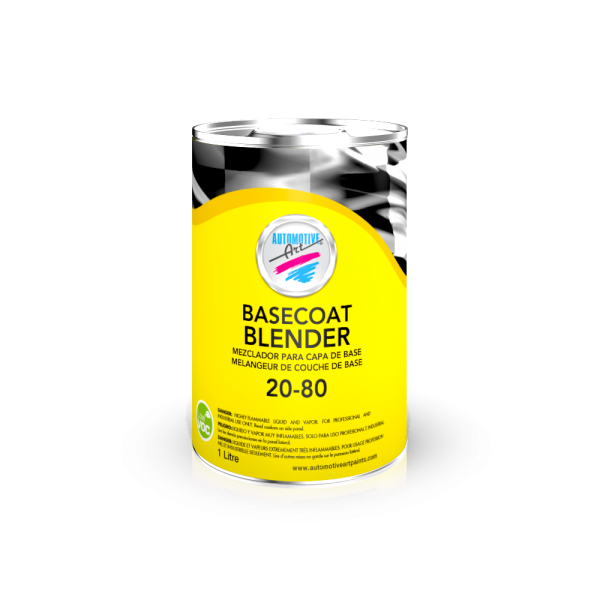BASECOAT BLENDER CLEAR AUTOMOTIVE ART LITER #20-80
