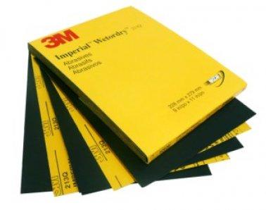 2000 GRIT 9X11" 3M WET/DRY SHEET BLACK - 50 Pack