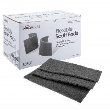 6"x9" SCUFF PAD ULT.FINE GREY - 20 Pack