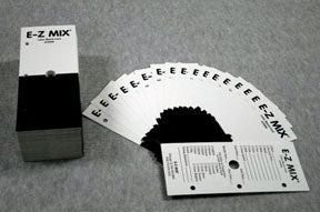 COLOR MATCH CARD CARDBOARD