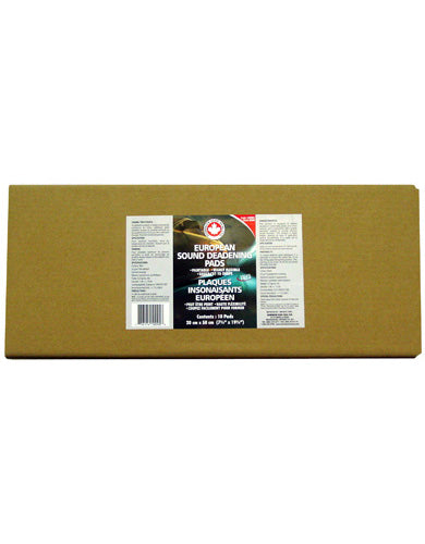 8X20" SOUND DEADENER PAD BLACK #100901